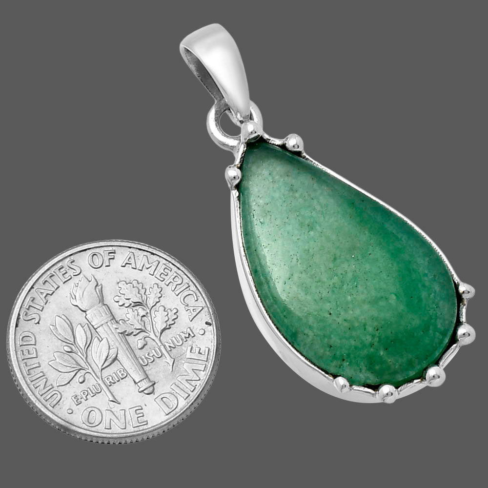 Natural Green Aventurine Pendant P-1349 SDP143296
