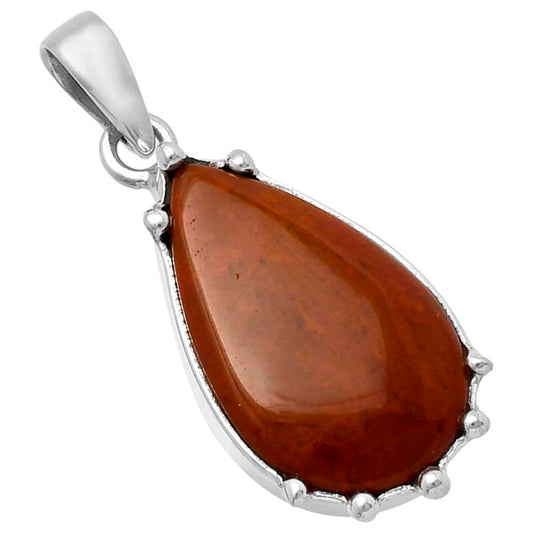 Natural Red Moss Agate Pendant P-1349 SDP143297