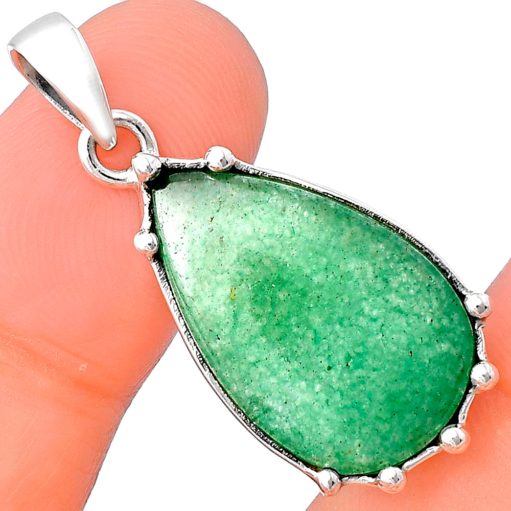 Natural Green Aventurine Pendant P-1349 SDP143299
