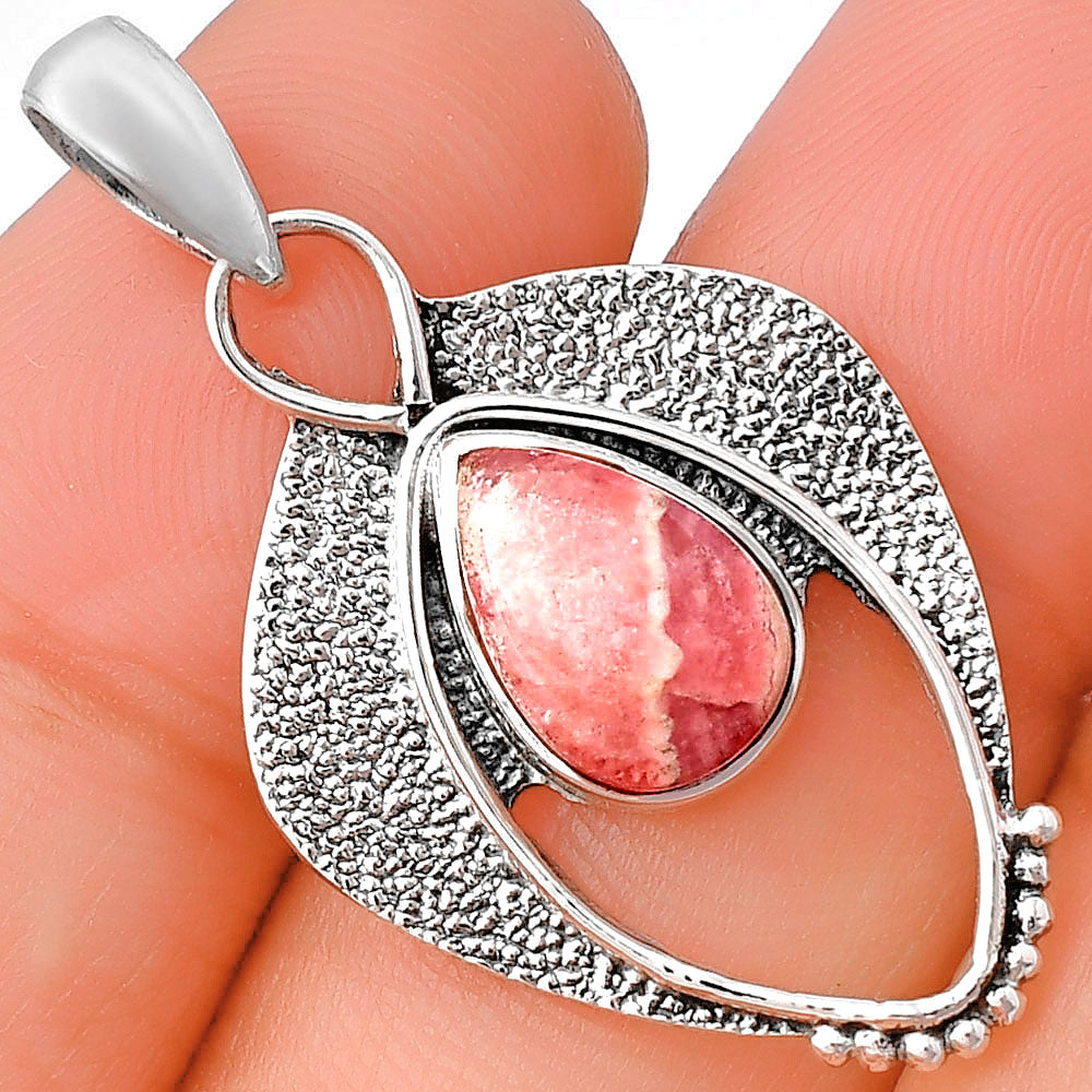 Natural Rhodochrosite Argentina Pendant P-1402 SDP143387