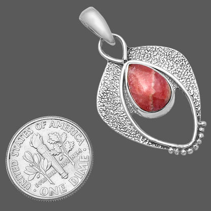 Natural Rhodochrosite Argentina Pendant P-1402 SDP143387