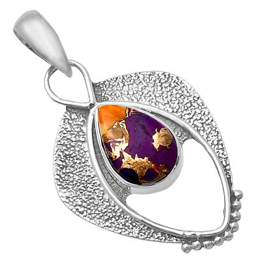 Spiny Oyster Turquoise - Arizona Pendant P-1402 SDP143389