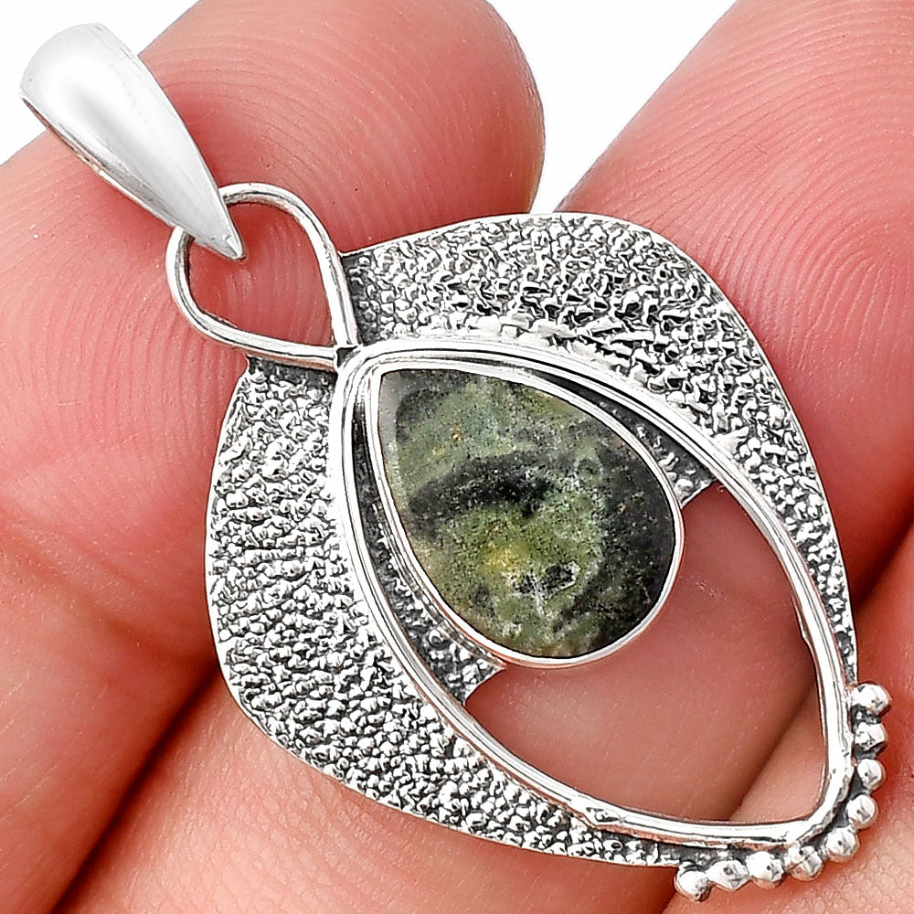 Natural Star Galaxy Jasper Pendant P-1402 SDP143405