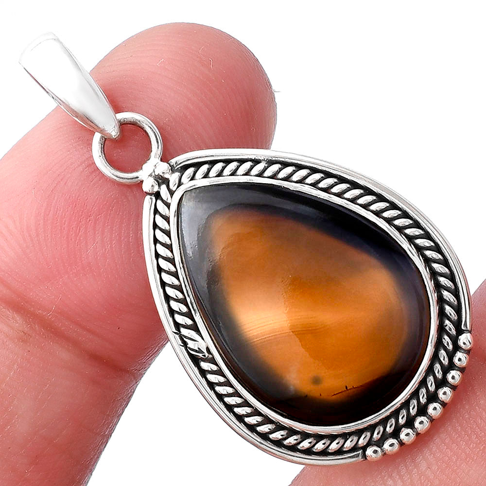 Natural Montana Agate - USA Pendant P-1511 SDP143788