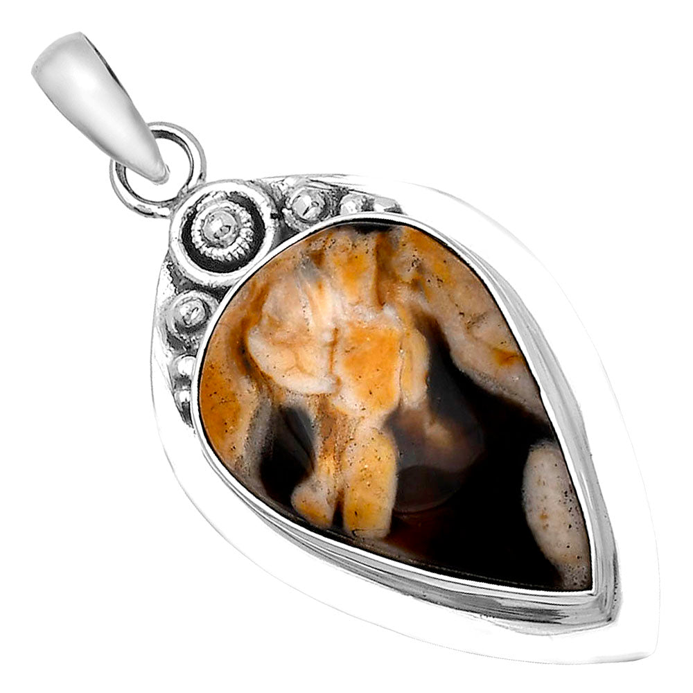 Natural Peanut Wood Pendant P-1350 SDP143829