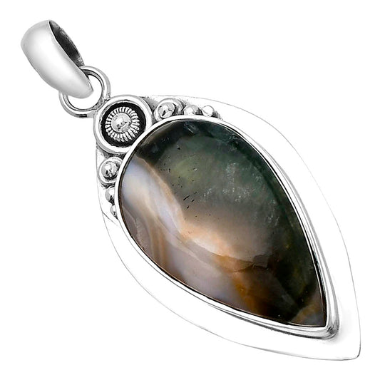 Natural Australian Prehnite Pendant P-1350 SDP143846