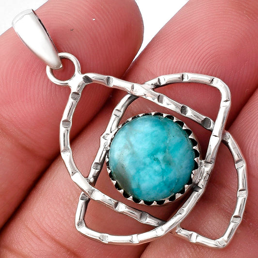 Natural Paraiba Amazonite Pendant P-1370 SDP143856