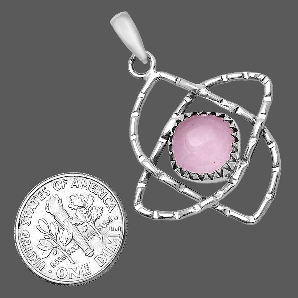 Natural Rose Quartz - Madagascar Pendant P-1370 SDP143864