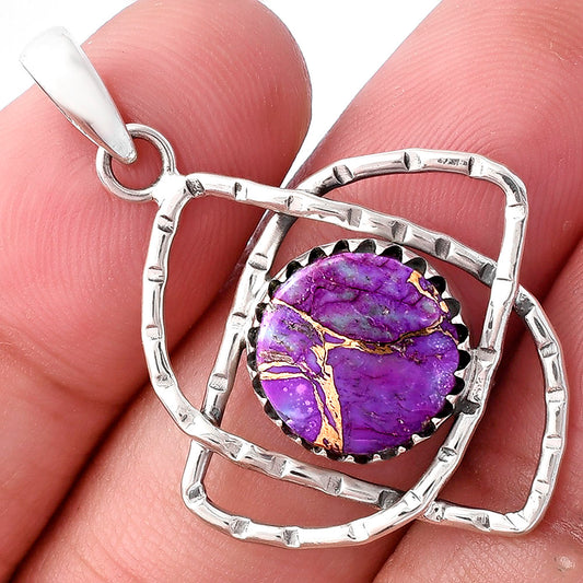Copper Purple Turquoise - Arizona Pendant P-1370 SDP143870