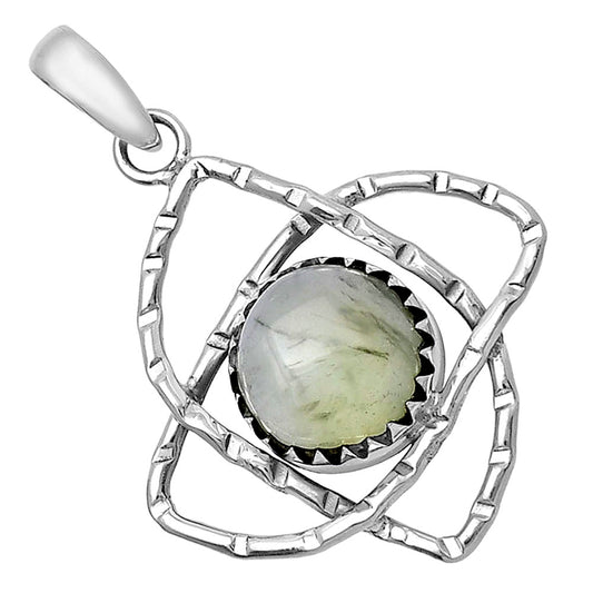 Natural Prehnite Pendant P-1370 SDP143882