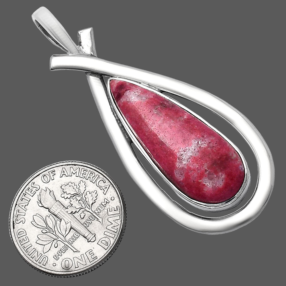 Natural Pink Thulite - Norway Pendant P-1314 SDP143979