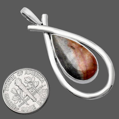 Natural Polygram Jasper Pendant P-1314 SDP143982