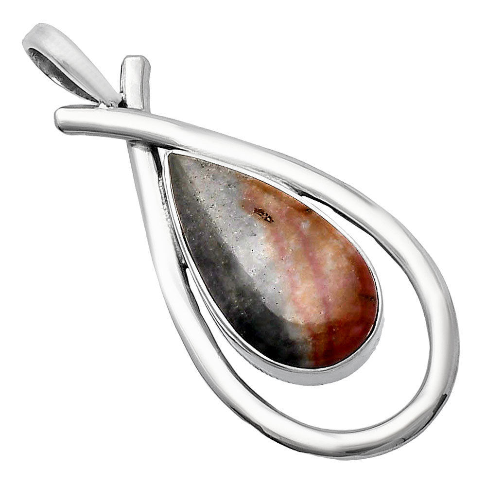 Natural Polygram Jasper Pendant P-1314 SDP143982