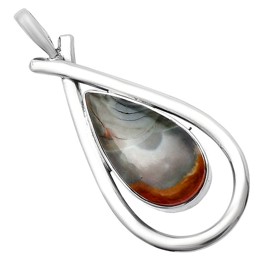Natural Polygram Jasper Pendant P-1314 SDP143994