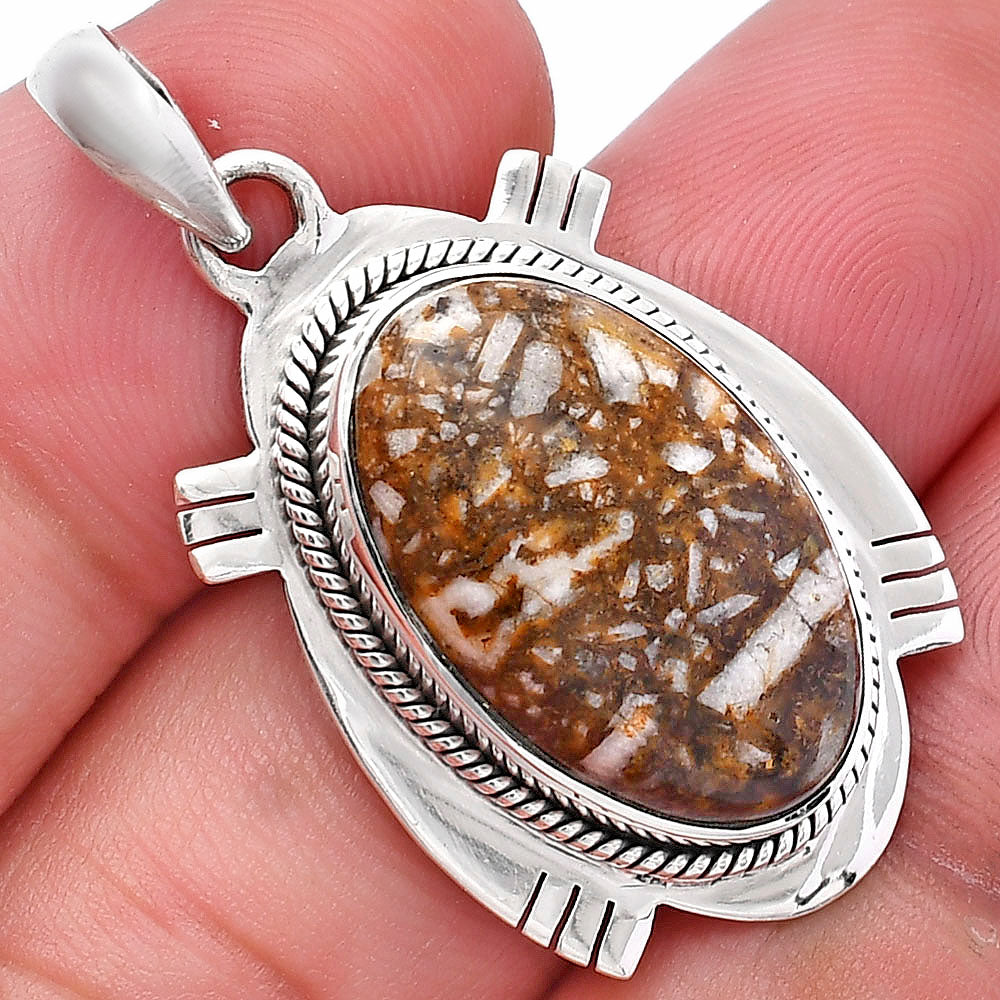 Natural Wild Horse Jasper Pendant P-1463 SDP144026