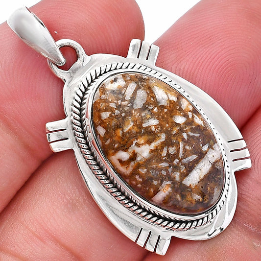 Natural Wild Horse Jasper Pendant P-1463 SDP144026