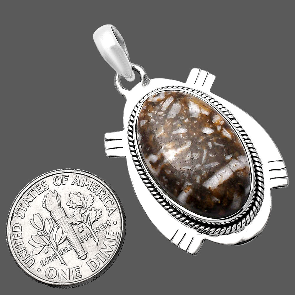 Natural Wild Horse Jasper Pendant P-1463 SDP144026
