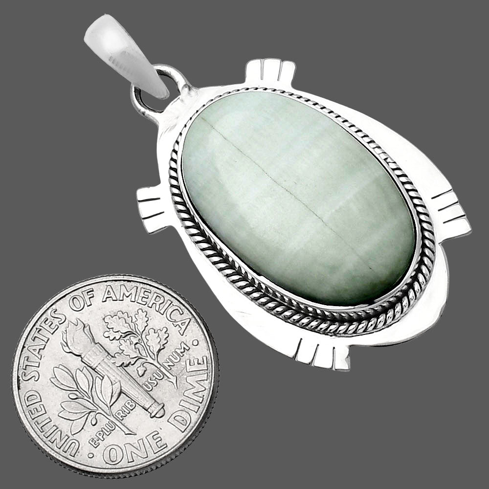 Natural Saturn Chalcedony Pendant P-1463 SDP144034