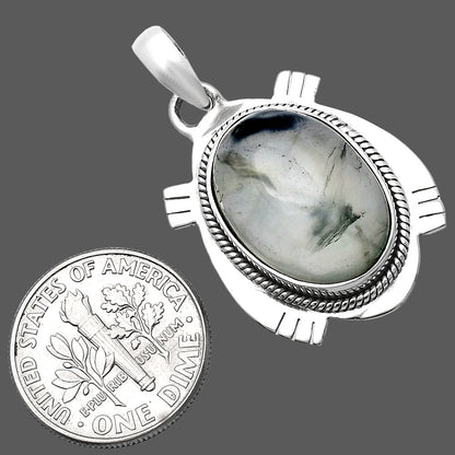 Natural Prehnite Pendant P-1463 SDP144035