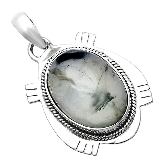 Natural Prehnite Pendant P-1463 SDP144035