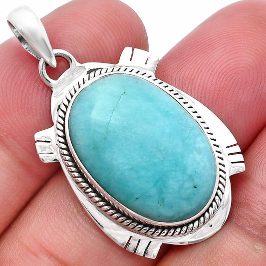 Natural Paraiba Amazonite Pendant P-1463 SDP144045