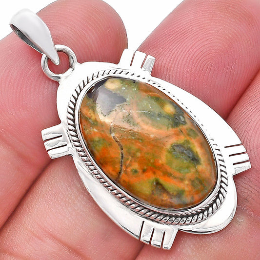 Natural Ocean Jasper - Madagascar Pendant P-1463 SDP144053