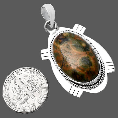 Natural Ocean Jasper - Madagascar Pendant P-1463 SDP144053
