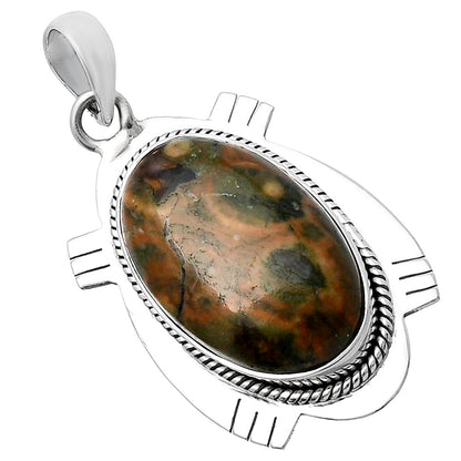 Natural Ocean Jasper - Madagascar Pendant P-1463 SDP144053