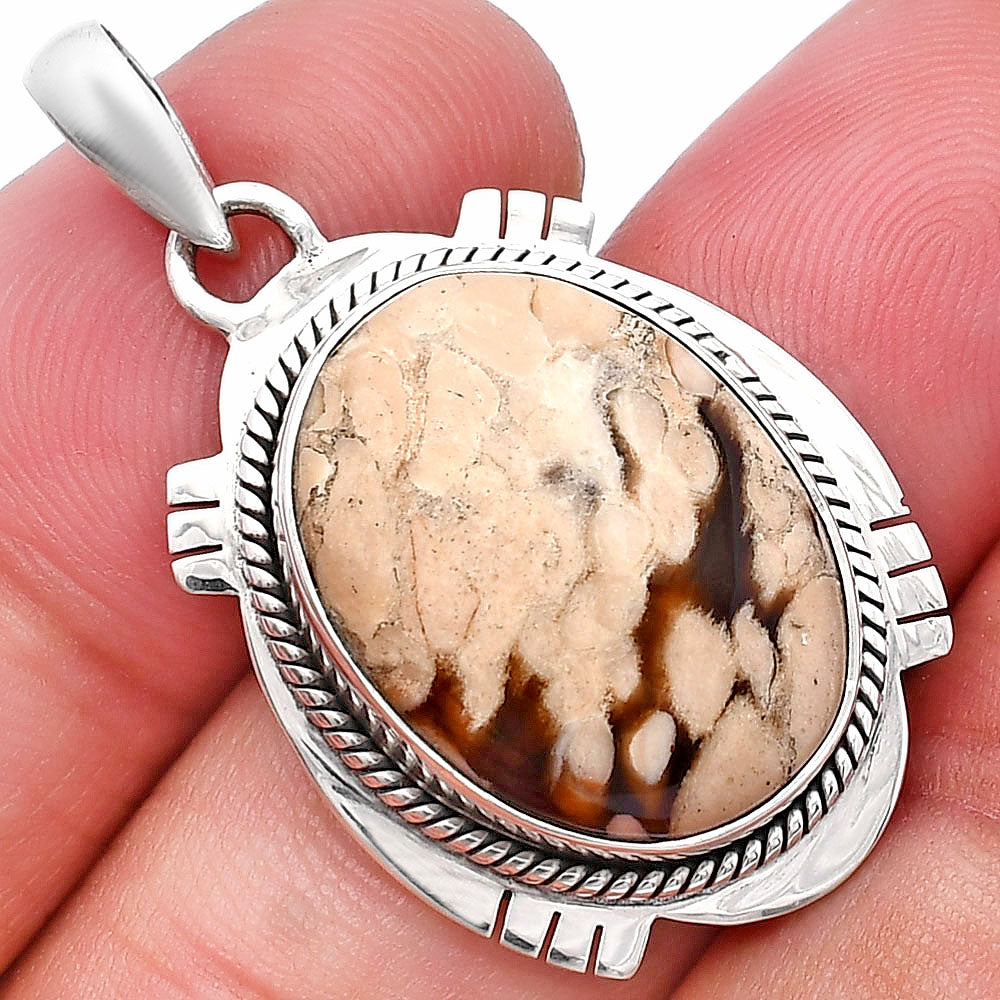 Natural Peanut Wood Pendant P-1463 SDP144075