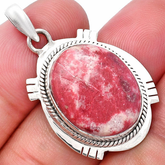 Natural Pink Thulite - Norway Pendant P-1463 SDP144079