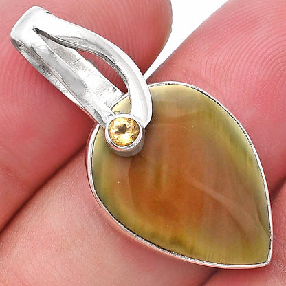 Imperial Jasper - Mexico & Citrine Pendant P-1251 SDP144097