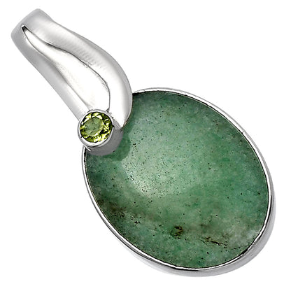 Natural Green Aventurine & Peridot Pendant P-1251 SDP144100
