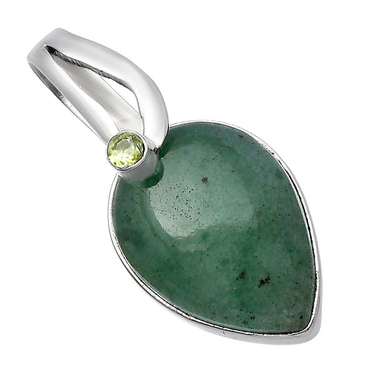 Natural Green Aventurine & Peridot Pendant P-1251 SDP144101