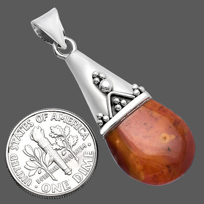 Natural Red Moss Agate Pendant P-1139 SDP144154