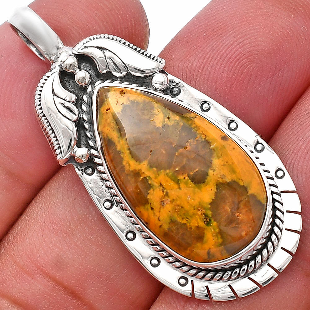 Natural Ocean Jasper - Madagascar Pendant P-1568 SDP144203