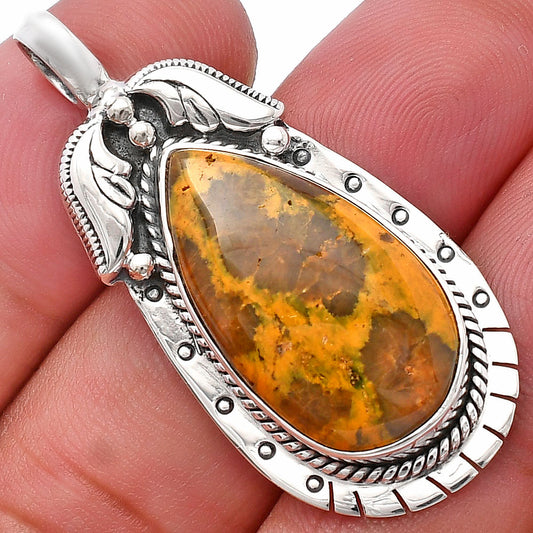 Natural Ocean Jasper - Madagascar Pendant P-1568 SDP144203