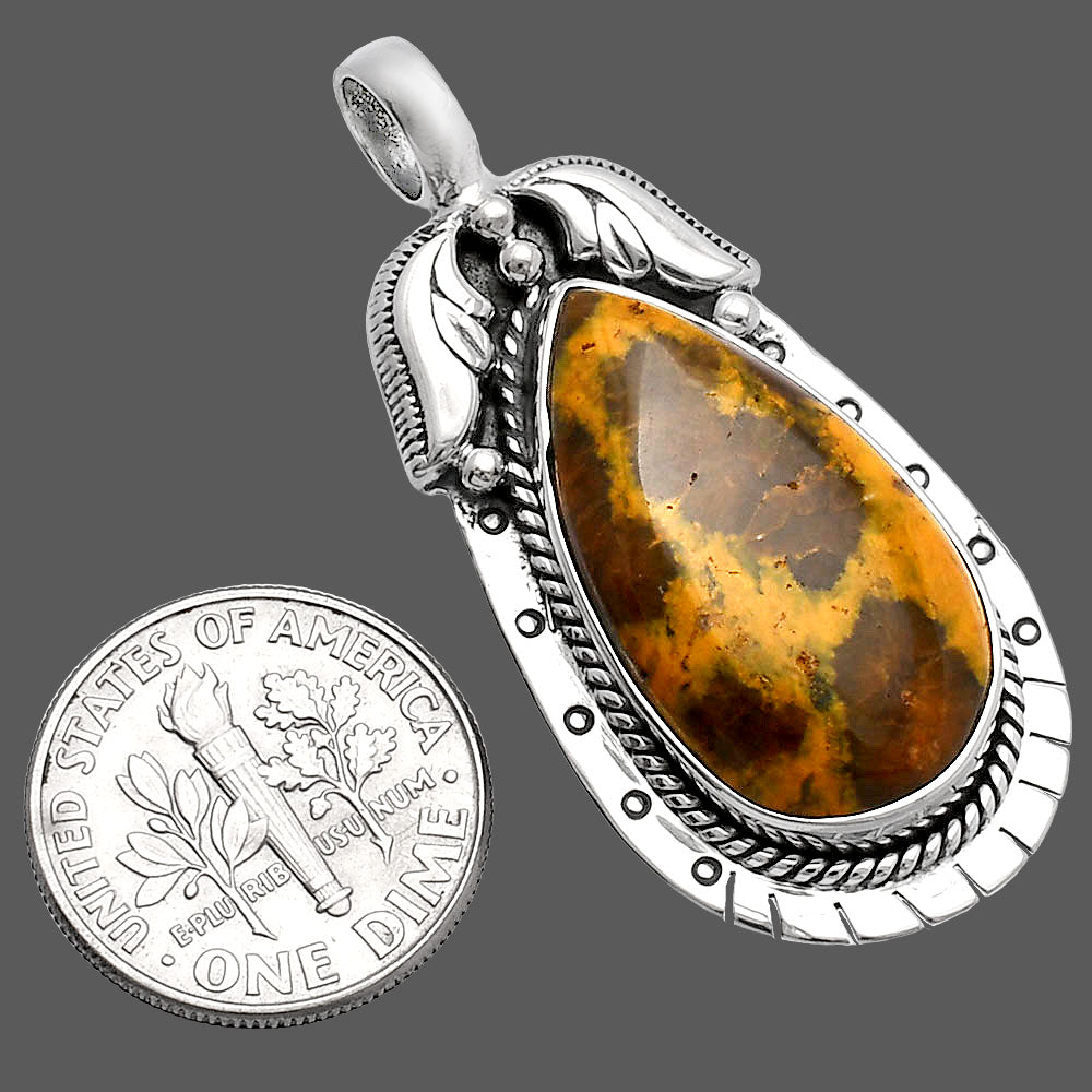Natural Ocean Jasper - Madagascar Pendant P-1568 SDP144203
