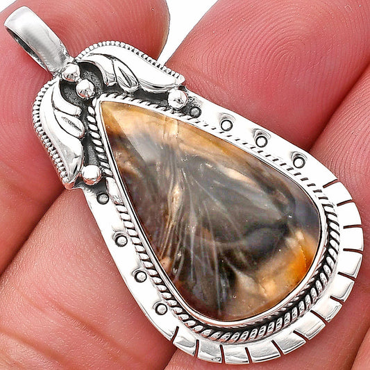 Natural Bat Cave Jasper Pendant P-1568 SDP144209