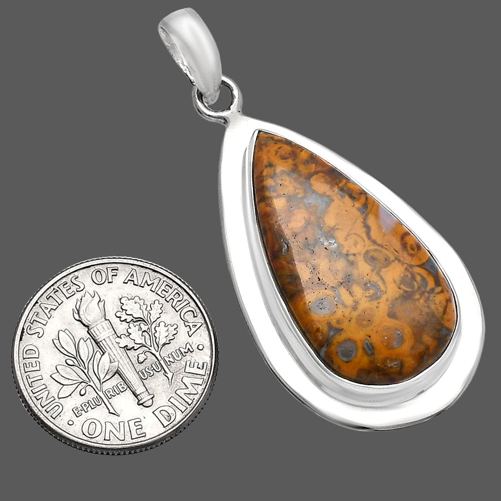 Natural Red Moss Agate Pendant P-1076 SDP144233
