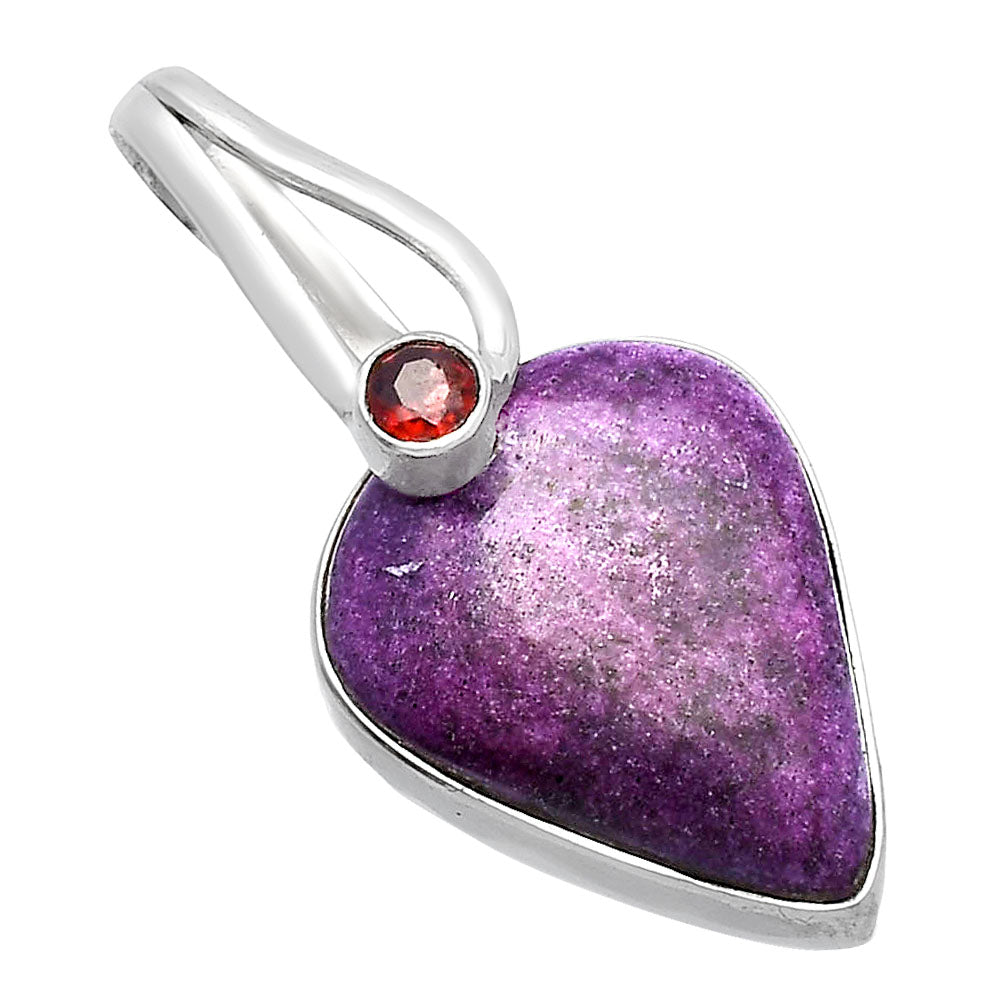 Purpurite - South Africa & Garnet Pendant P-1251 SDP144292