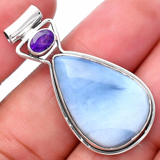 Natural Owyhee Opal & Amethyst Pendant P-1130 SDP144310
