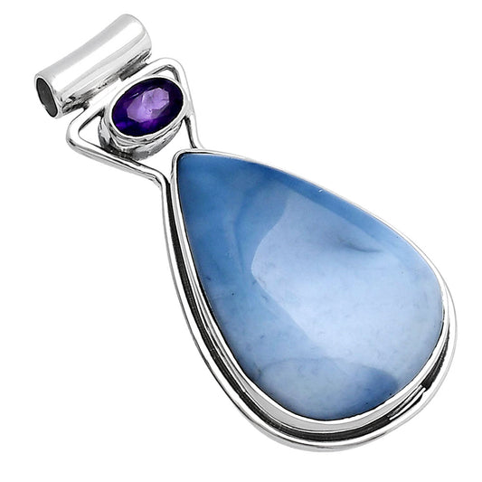 Natural Owyhee Opal & Amethyst Pendant P-1130 SDP144310