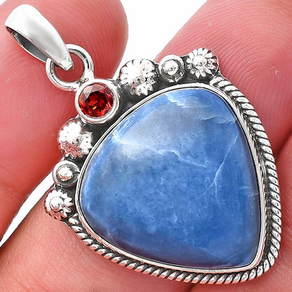 Natural Owyhee Opal & Garnet Pendant P-1482 SDP144393