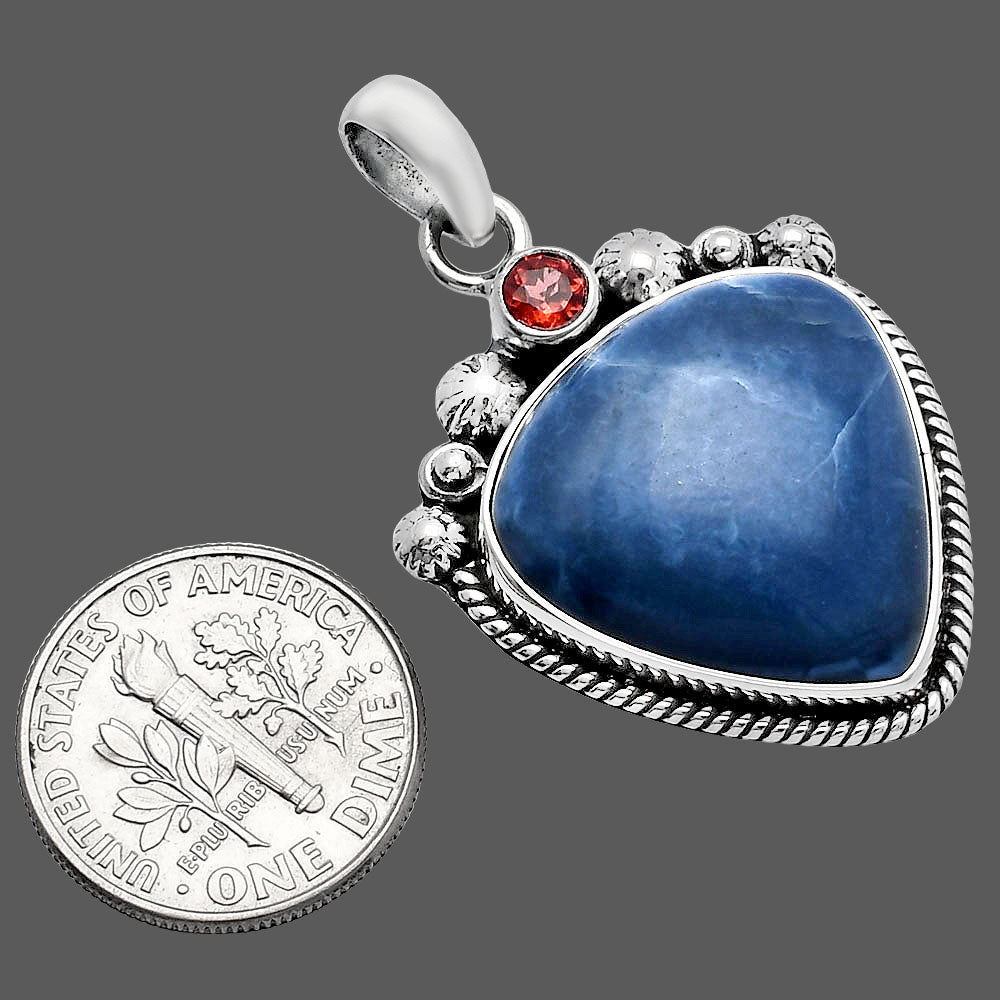 Natural Owyhee Opal & Garnet Pendant P-1482 SDP144393
