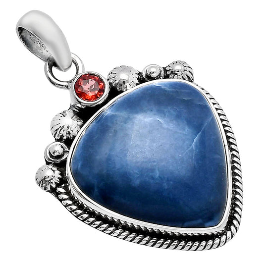 Natural Owyhee Opal & Garnet Pendant P-1482 SDP144393