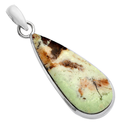 Natural Lemon Chrysoprase Pendant P-1002 SDP144553