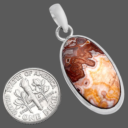 Natural Rosetta Picture Jasper Pendant P-1002 SDP144582