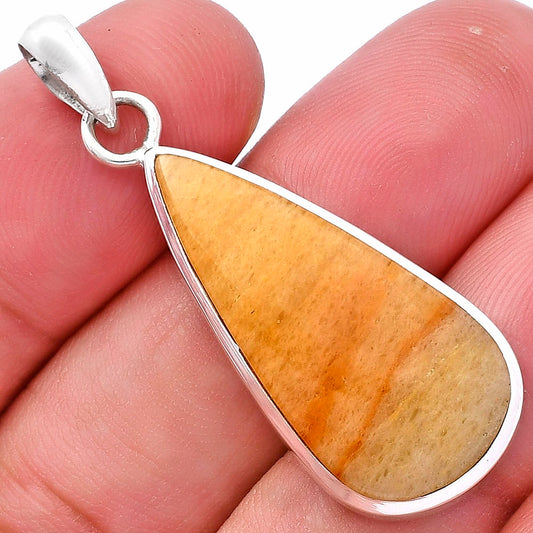 Natural Honey Aragonite Pendant P-1002 SDP144594