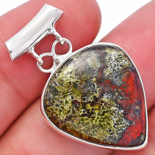 Dragon Blood Stone - South Africa Pendant P-1198 SDP144609