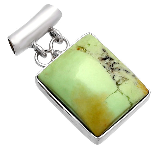Natural Lemon Chrysoprase Pendant P-1198 SDP144635